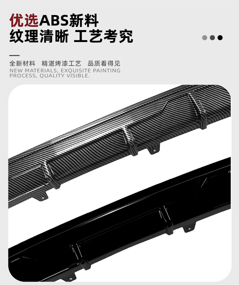 Suitable for Bmw 3 Series G20 G21 m Sport Square-Hole Style Rear Lip Spoiler Exterior Modification