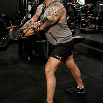 Mumian健身半指手套男女舉重啞鈴健身房手套體操訓練護腕纏繞手套