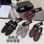 一字镂空芭蕾舞平底单鞋