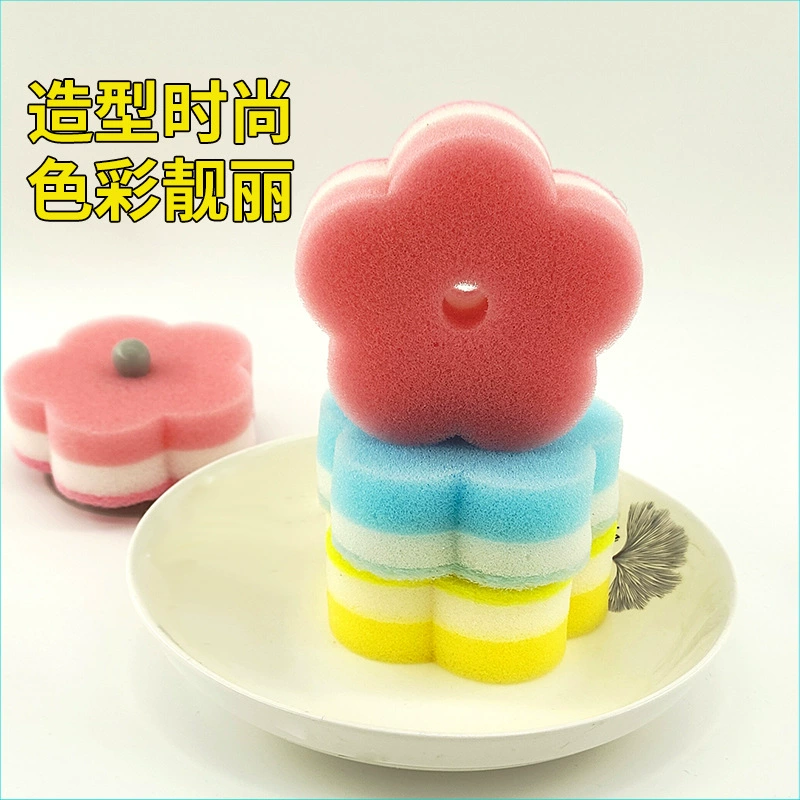 Сильконовая/графитовая насадка? Не. Wait translate properly: Suction cup dishwashing sponge Korean pattern sponge wipe suction cup pot brush sponge scouring pad suction cup manufacturer wholesale