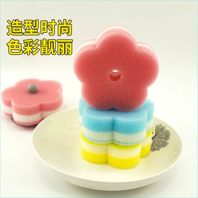 Сильконовая/графитовая насадка? Не. Wait translate properly: Suction cup dishwashing sponge Korean pattern sponge wipe suction cup pot brush sponge scouring pad suction cup manufacturer wholesale