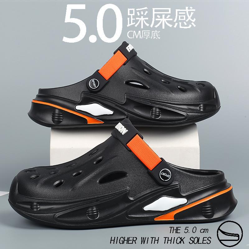Men's Summer Slippers 2025 New Sports Driving Outer Wear Dual-Use Non-Slip Waterproof Wear-Resistant Beach Sandals