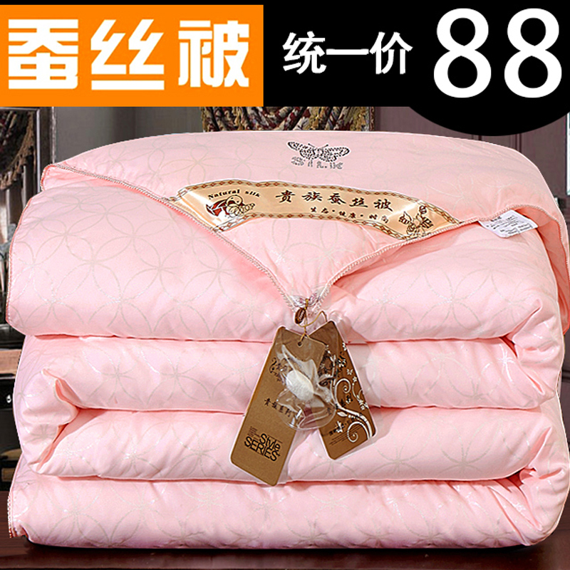 蚕丝被子被芯冬被春秋冬季丝棉被空调被冬天加厚保暖四季通用