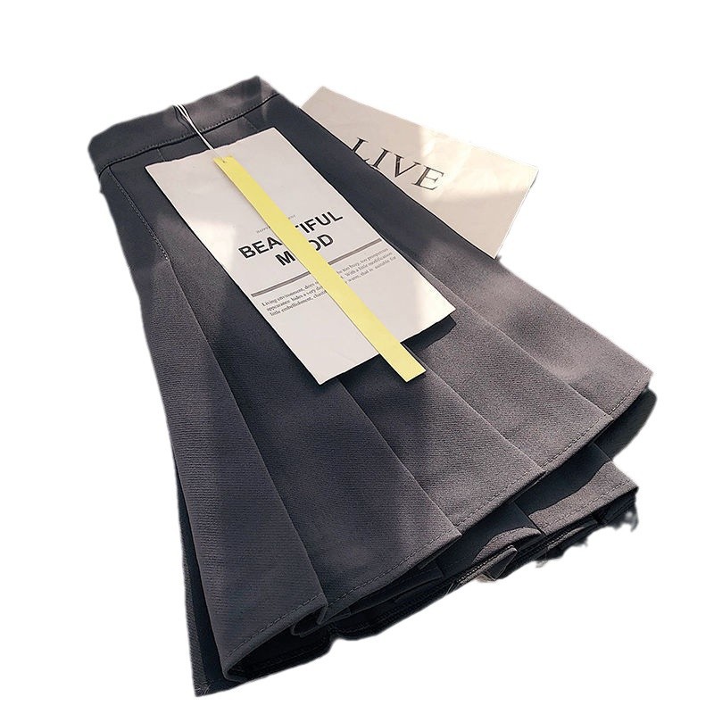 JK 유니폼 셔츠 치마 원피스 주름 치마 여성 봄과 여름 투피스 세트 스커트 반팔 티셔츠 여성용 여름