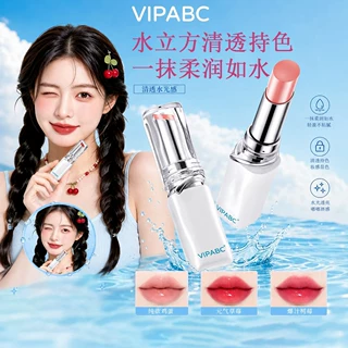 VIPABC水立方水口红清透持色柔润如水轻盈不粘腻唇膏水光唇釉持久