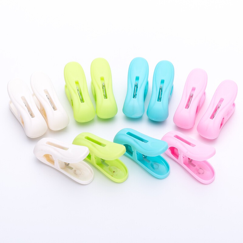 Storage Clothes and Hats Plastic Multifunctional Home Store Hooks Gloves Socks Curtain Storage Towel Clips Wholesale