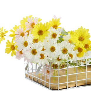 Paegurizine simulation flower beamsmomer living room decoration fake dried flowers wedding props props Dutch chrysanthemum bouquet