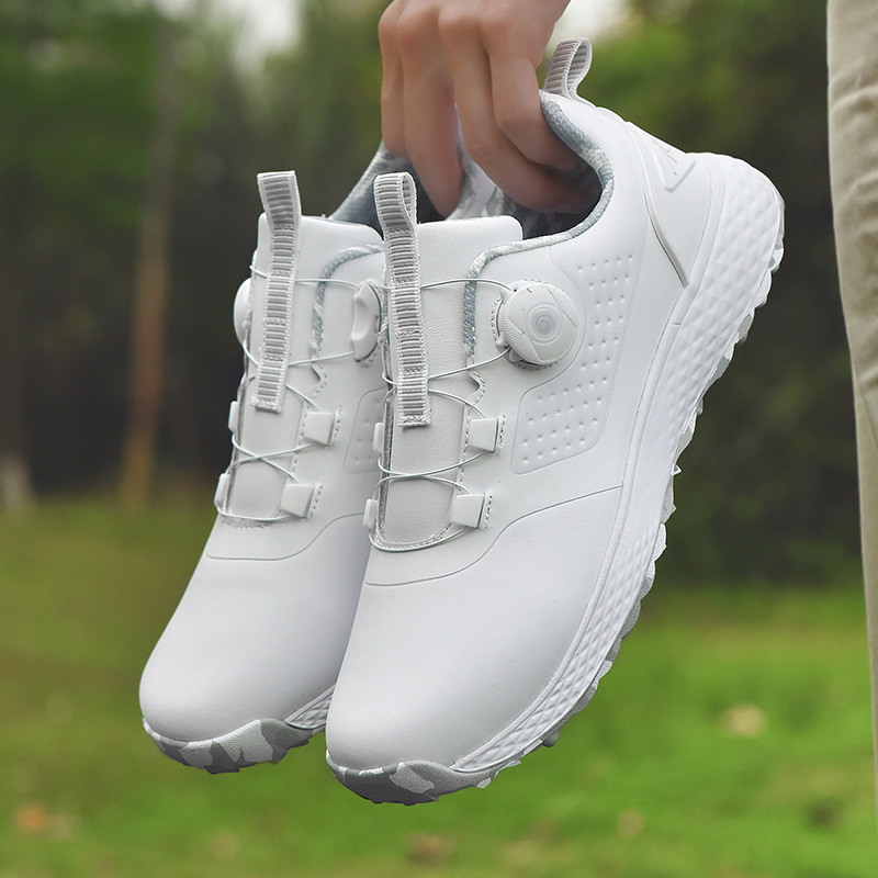 Factory Direct Sales X19 New Golf Shoes for Men and Women, Couple Style, Fixed Spikes, Waterproof, Breathable, Non-Slip Sports Shoes