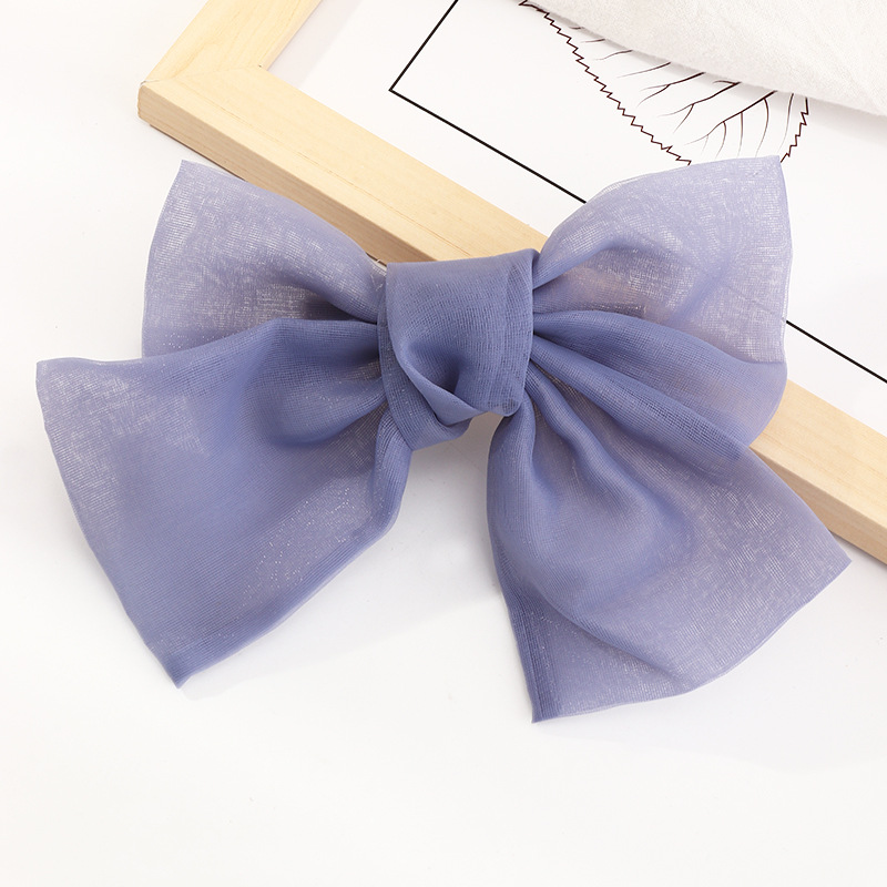 Korean Retro Big Bow Hairpin display picture 4