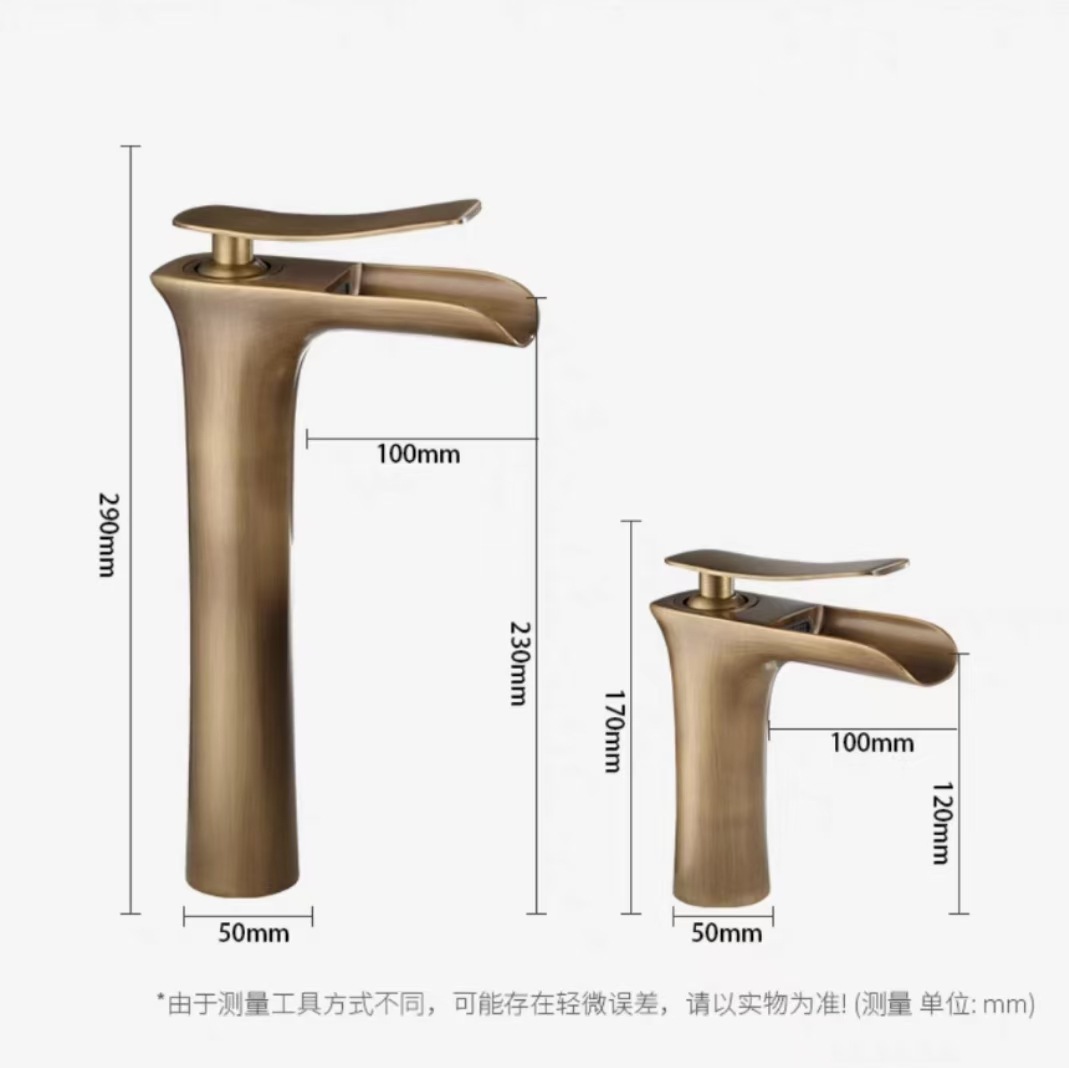 Cross-border wholesale of antique-style kitchen cold and hot washbasins, retro indoor and outdoor pure copper and all-copper faucets, complete bathroom factory undefined
