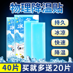 Cooling Patch Summer Cooling Artifact Ice Patch for Adults and Kidsren Physical Cold Ice Compress Mobile Phone to Reduce Fever and Cool down
