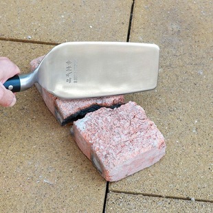 New Stainless Steel Forged Brick Knife Double-Sided Integrated Trowel Brick Knife Masonry Tool Wall Building Knife Tile Knife Brick Cutting Knife