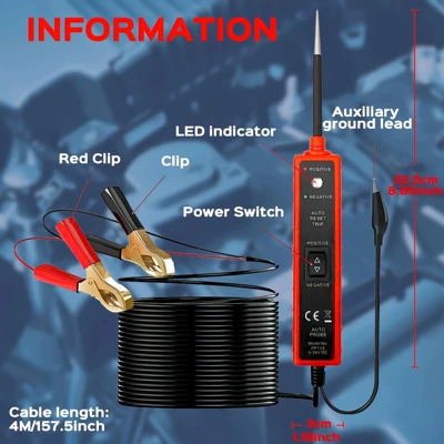 Repair kit Tester 6-24V Power Voltage