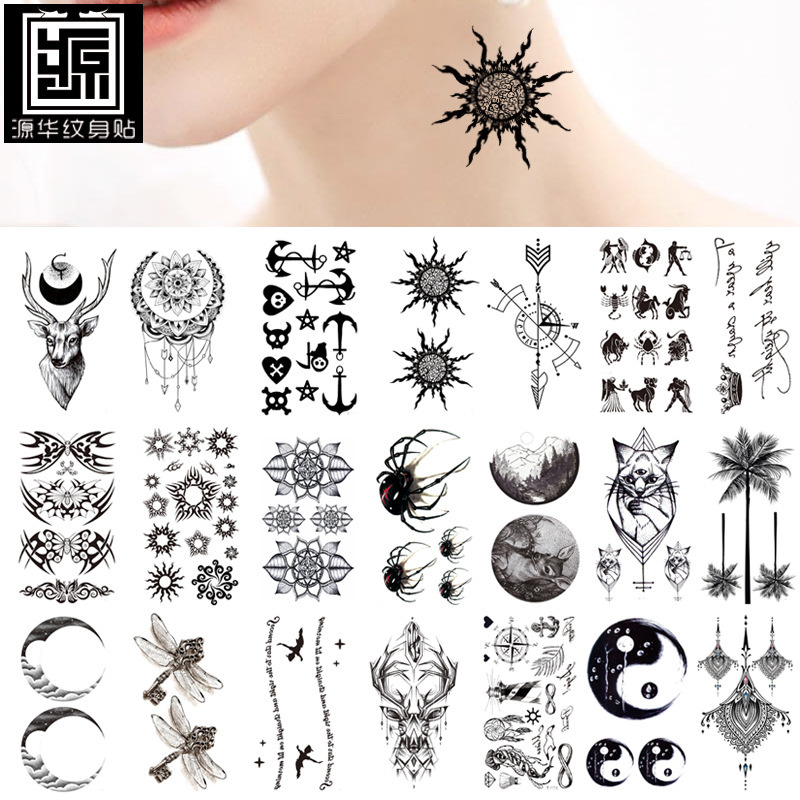 Small fresh tattoo stickers wind Harajuku Korean tattoo stickers Amazon supply factory in stock tattoo stickers wholesale
