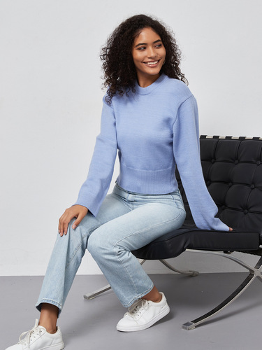 Women's European and American Style Fashion Short Sleeve Hooded Knit Sweater, Can Be Worn as a Base Layer or Outerwear, Autumn