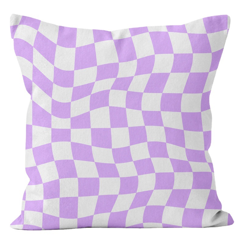 Almohada vaporwave estilo ins para niñas, cojín moderno para sofá de casa, almohada cuadrada de felpa para oficina, venta al por mayor