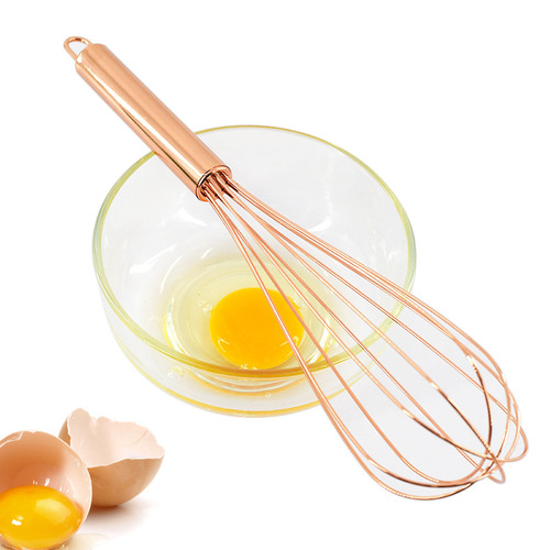 Stainless steel egg beater manual printable LOGO handheld batter cream mixer creative kitchen baking tools