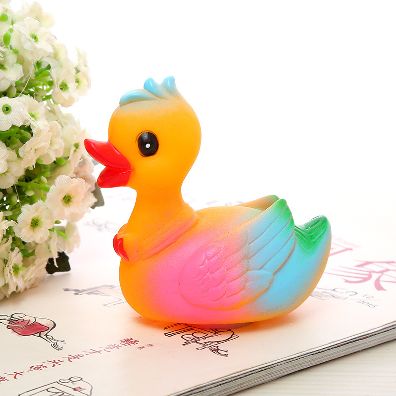 En stock venta al por mayor mascota de juguete perro de vinilo animal de juguete pato de juguete de sonido suministro directo de fábrica