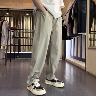 2025 New Style Refreshing and Cool Casual Pants for Summer, Lightweight, Quick-Drying, Breathable, Versatile, Slimming Straight Men's Casual Pants
