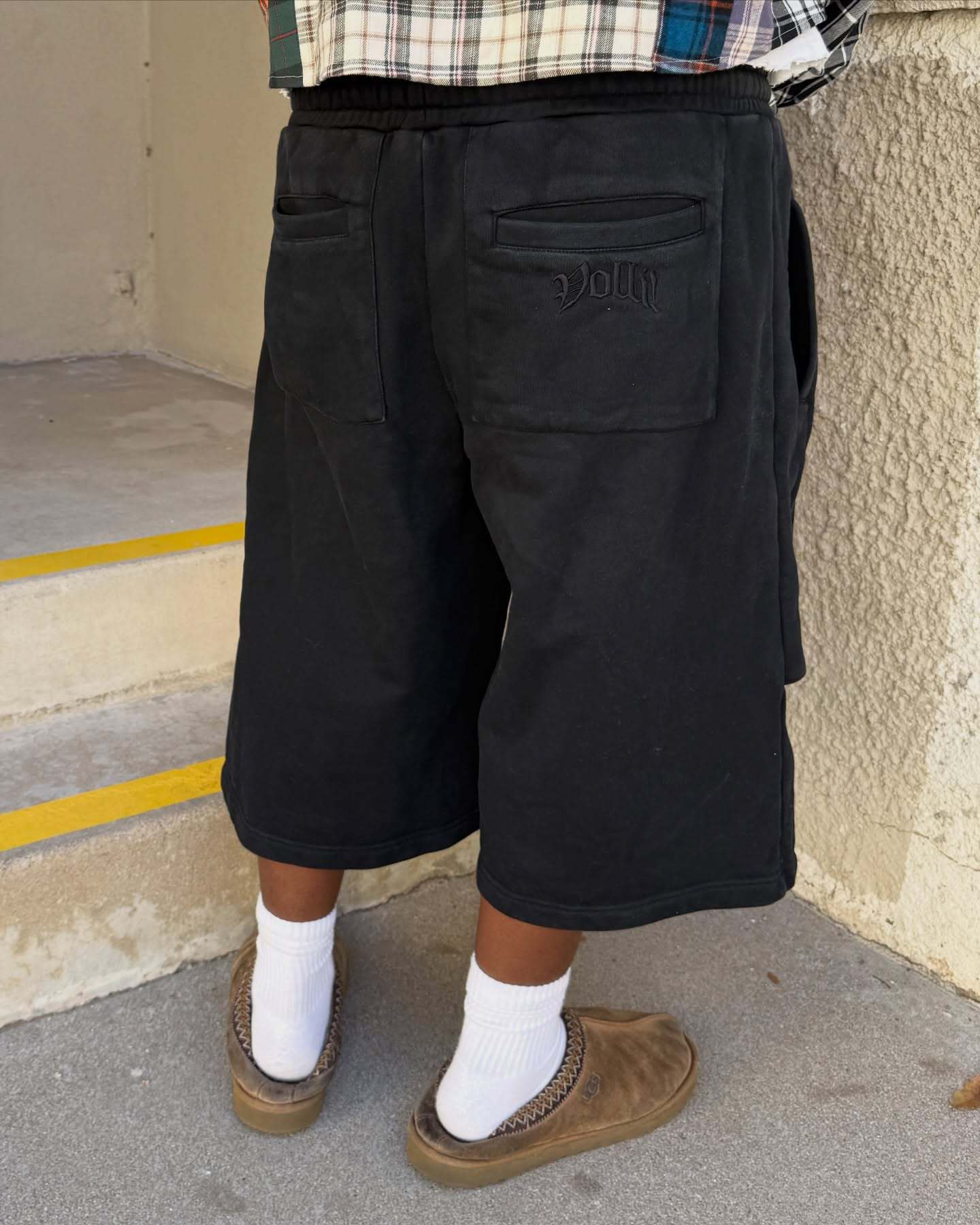 Herr cargo shorts för vardag med stora fickor lös passform_voghion.com