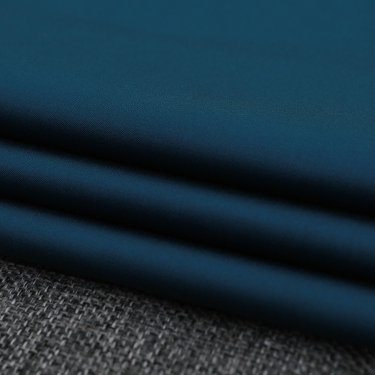 Elástico antiestático azul blanco tela elástica de algodón barata ropa de bebé