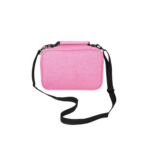 Cross-border large capacity 72-hole colored pencil watercolor brush multi-function pen case with detachable shoulder strap cartoon pen bag