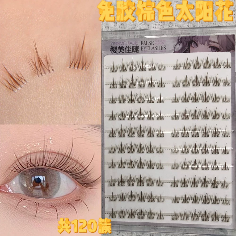 False Eyelashes, mixed capacious sets, custom European style, glue-free options