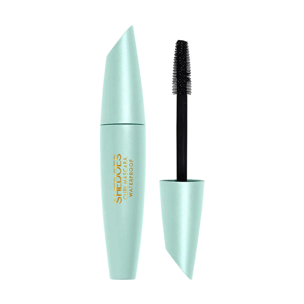 SHEDOES transfronterizo caliente impermeable grueso rizado de larga duración de secado rápido no mareado maquillaje traje de tres colores de rímel