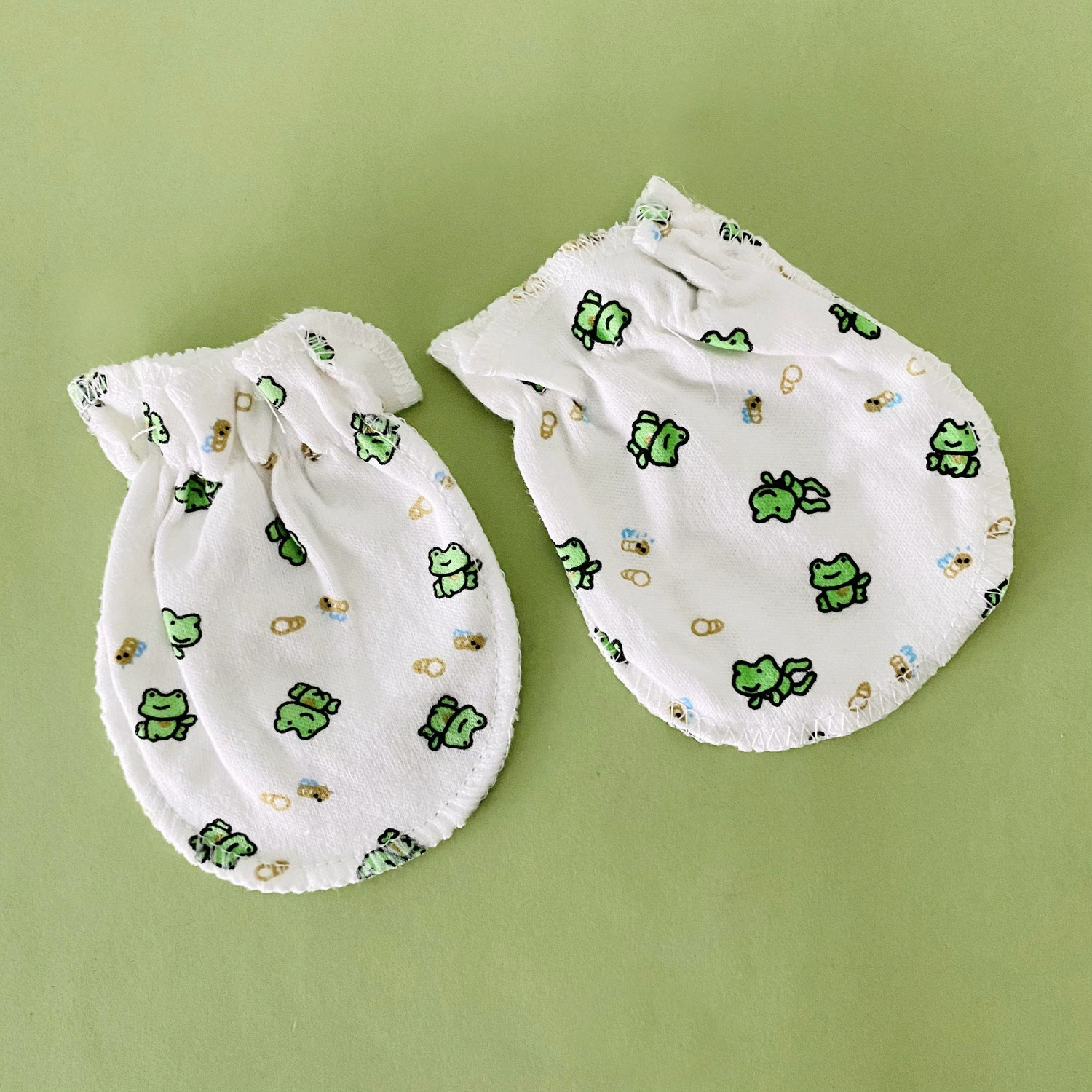 Детские перчатки без царапин, хлопковые новые-born gloves, один размер 10×8 см, мультиколор