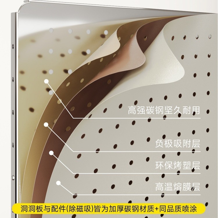 穴あきボードデスクトップ家庭用壁掛け式デスク寮用自立型収納棚テーブル整理棚穴あけ不要