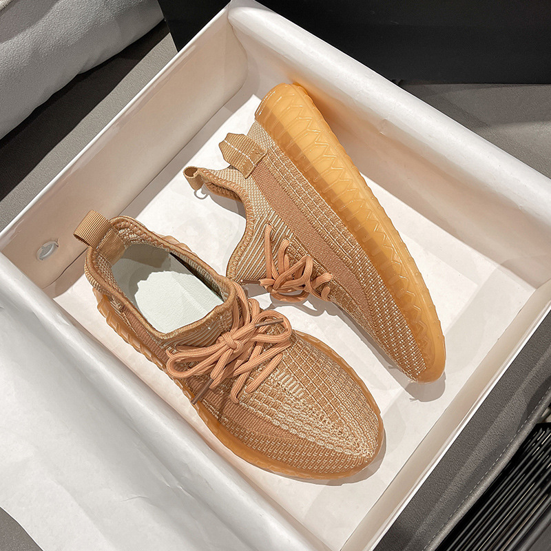 Popcorn zapatos de coco de fondo suave muy popular transpirable zapatos de correr para las mujeres primavera nueva zapatilla casual Mujer