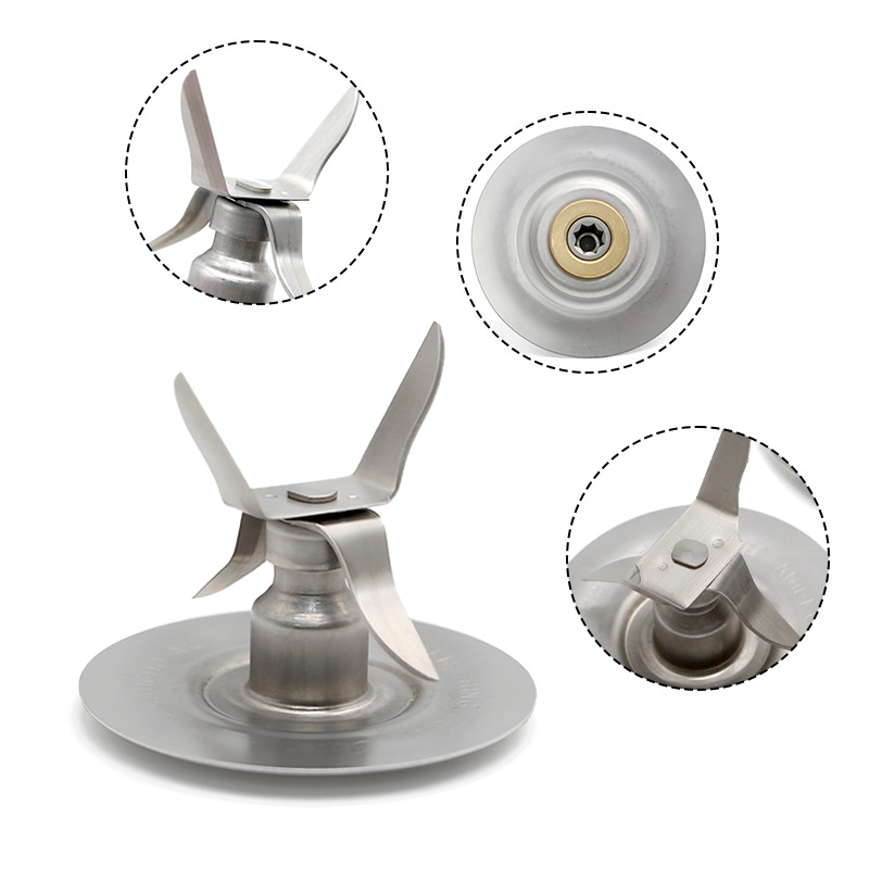 Fabricante directo para OSTER jugo máquina de jugo cuchillas de acero inoxidable cuatro piezas de reemplazo de electrodomésticos