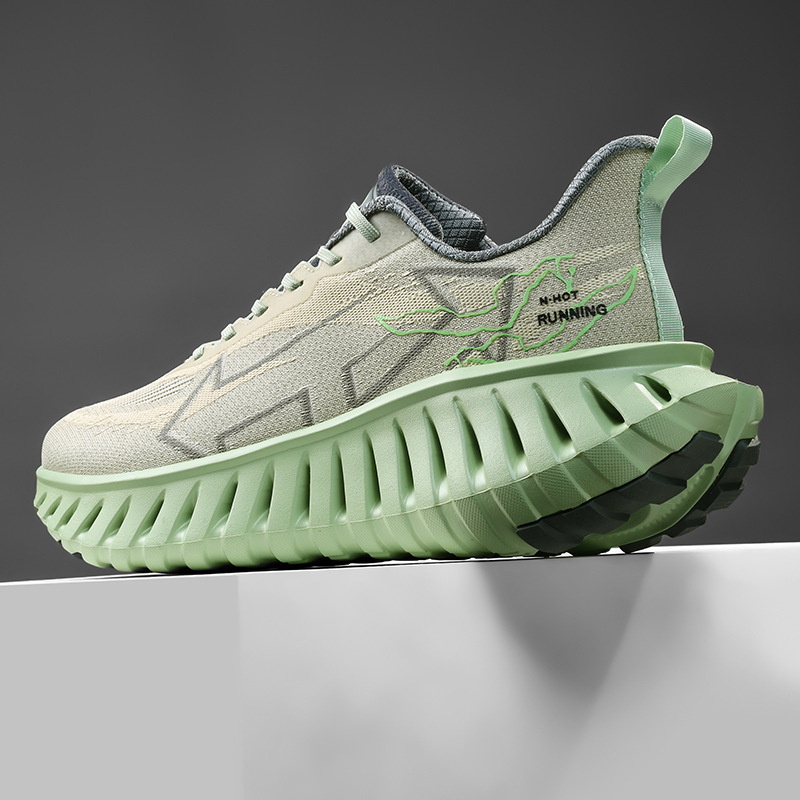 National Trend Quality Men's Shoes 2025 Men's and Women's Running Shoes Lightweight Cross-Border Non-Slip Sports Shoes High-End Outdoor Men's Shoes