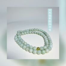 天然缅甸A货翡翠项链玉石珠宝工厂直播代发