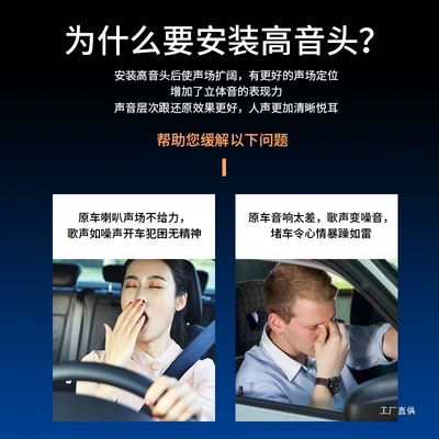 A-Pillar Tweeter Small Speaker — Car horn/tweeter