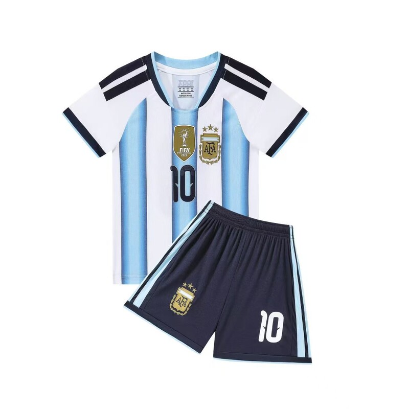 2627 World Cup Argentina Football Uniform Sports Training Wear Outdoor Wear School Jersey Kindergarten Baby Wear 2627 World Cup Argentina Football Uniform Sports Training Wear Outdoor Wear School Jersey Kindergarten Baby Wear