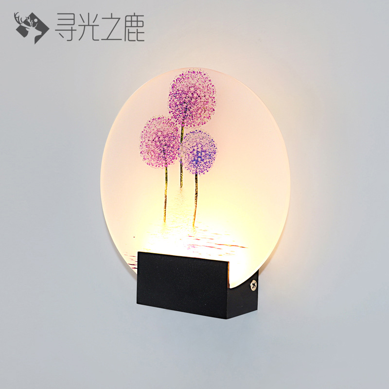 XGZL B0269-20CM 라운드 블랙 민들레