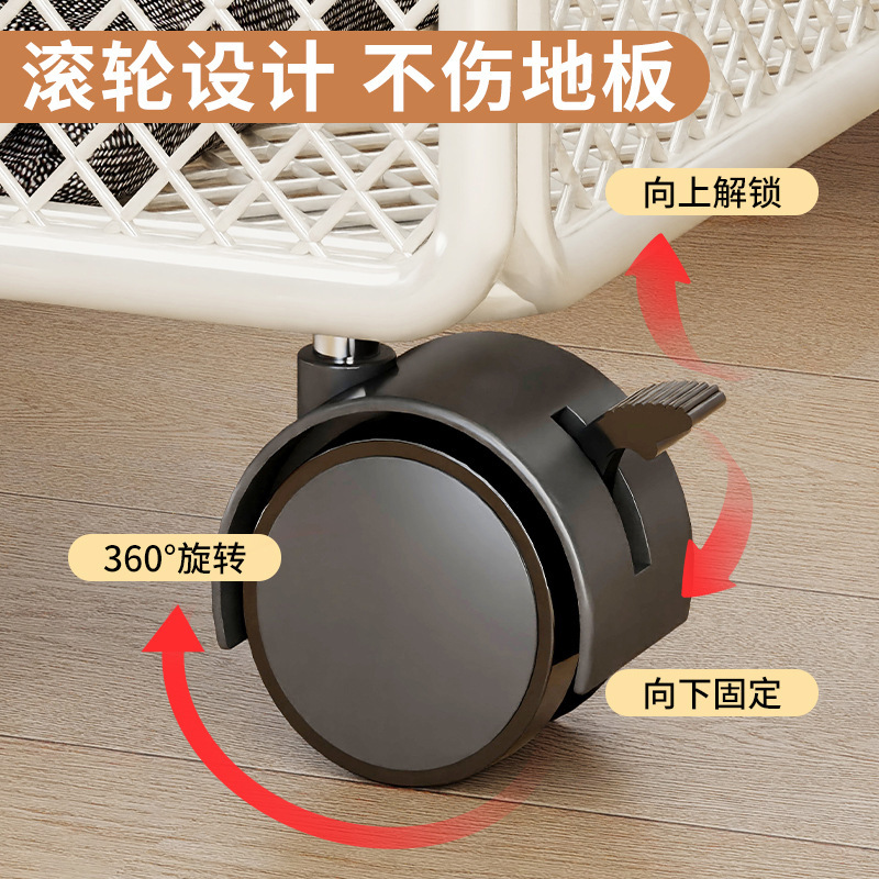 床底收纳箱床下衣服储物箱大容量带轮整理架多功能放被褥置物架子|undefined