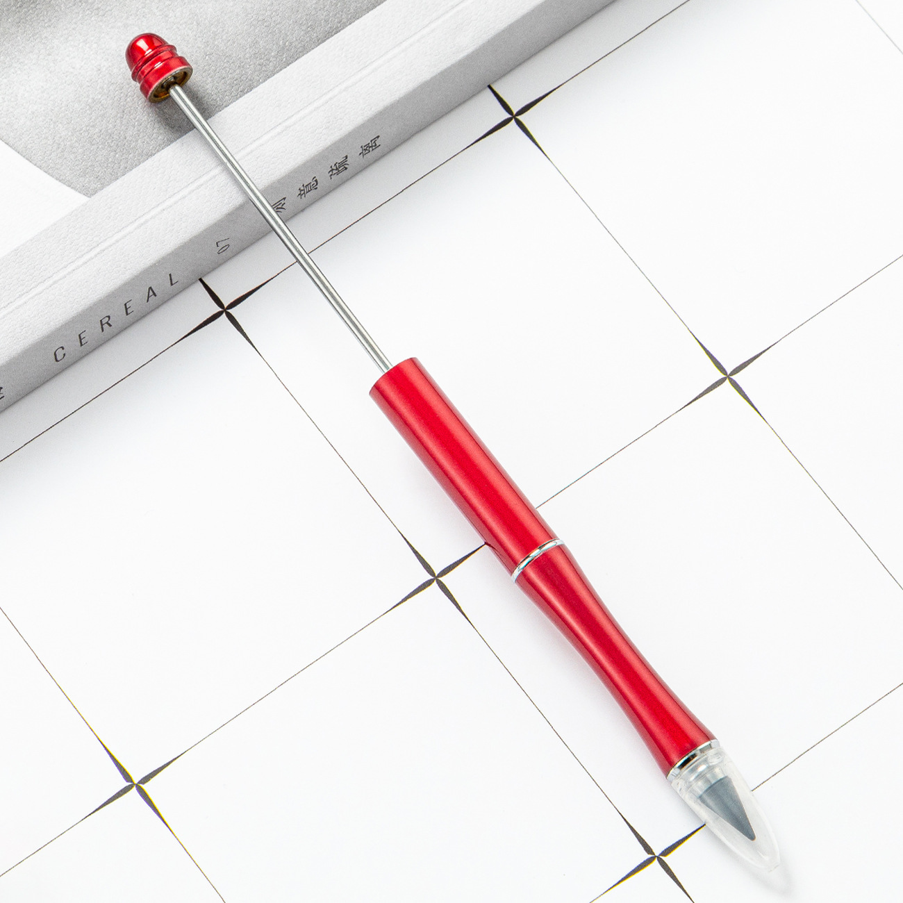 DIY cuentas lápiz dibujo sin cortar sin tinta para escribir lápiz continuo puede imprimir logo en stock lápiz eterno al por mayor