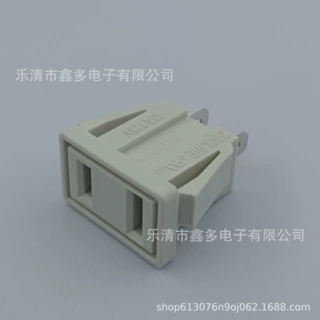 美标插座两扁二插一大一小卡式电源插座美式日规15A机柜连接器