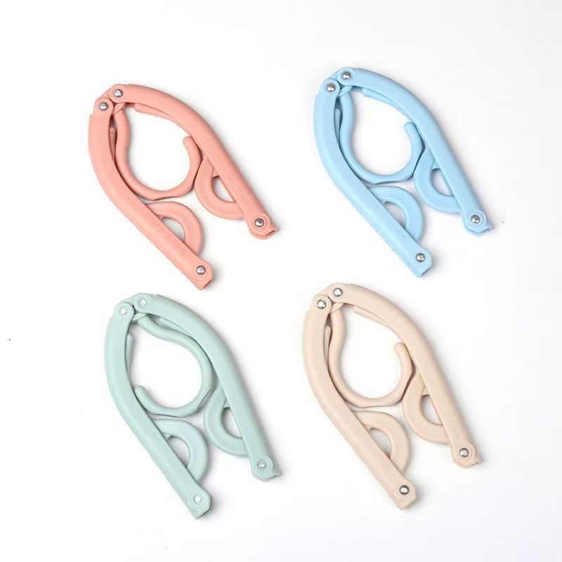 Percha Plegable Portátil de Plástico Multifuncional para Viajes y Dormitorio