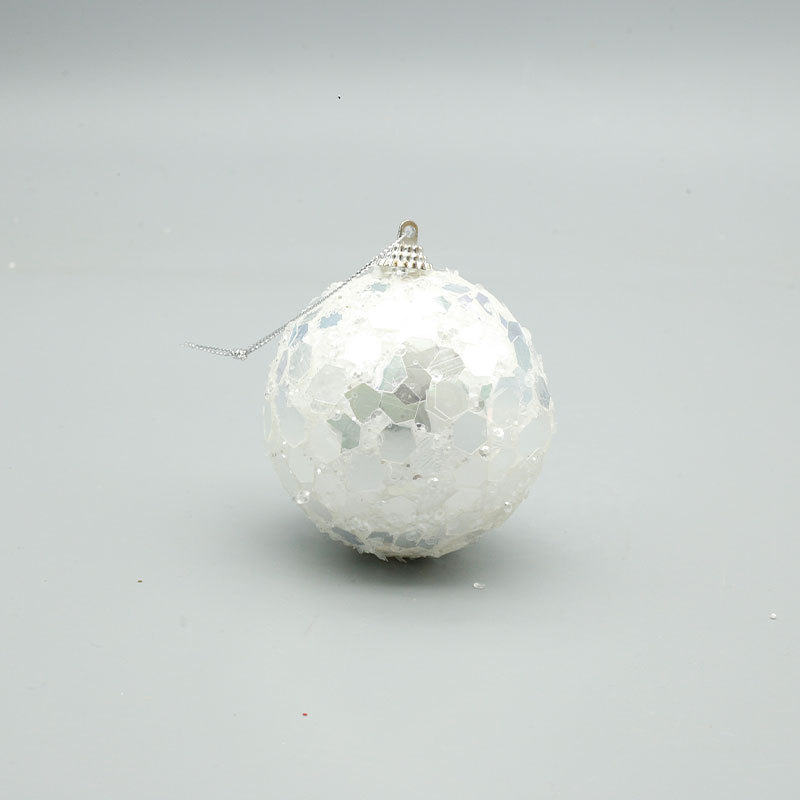 Comercio exterior spot decoraciones de Navidad plateadas esquinillas de Navidad colgantes de 8cm festivales colgantes de boda