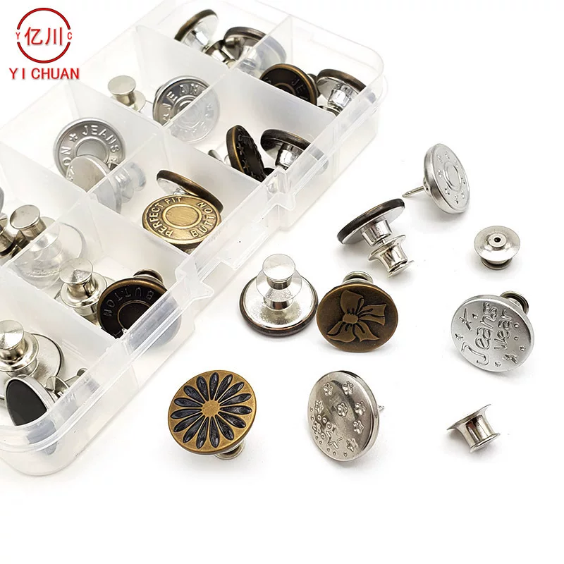 Removable metal brace, jeans, 17mm