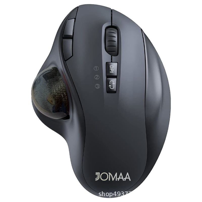 跨境热销 JOMAA 2.4G无线蓝牙双模轨迹球鼠标 可充电 静音办公|undefined