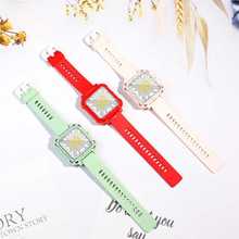 跨境外贸LED手表D1方形防水立体夜光显示运动学生LED电子手表