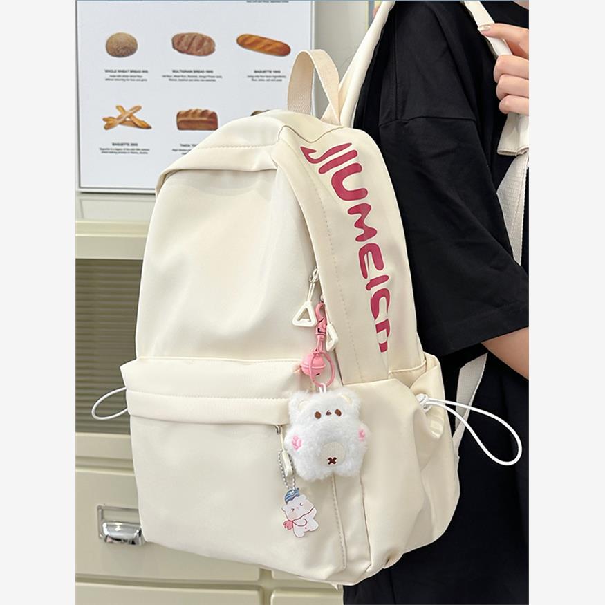 Large-Capacity Schoolbags for Female Junior High School Students, Simple and Versatile Japanese Style High School Student Backpacks, High-Looking Backpacks