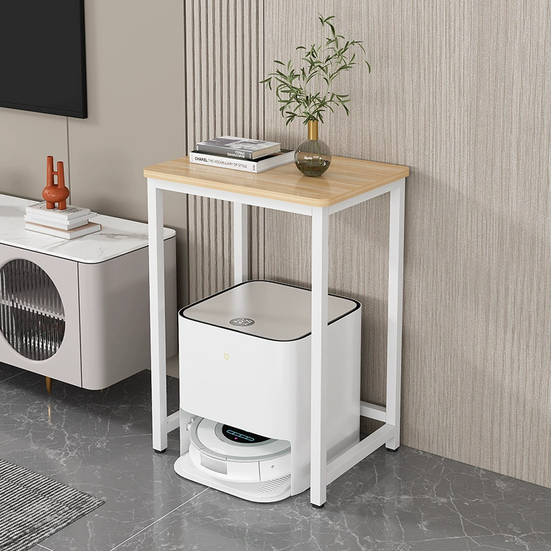 Стеллаж для хранения подметального робота, небольшой стол для мытья полов, легкий роскошный стол для хранения, приставной столик для дивана в гостиной.
