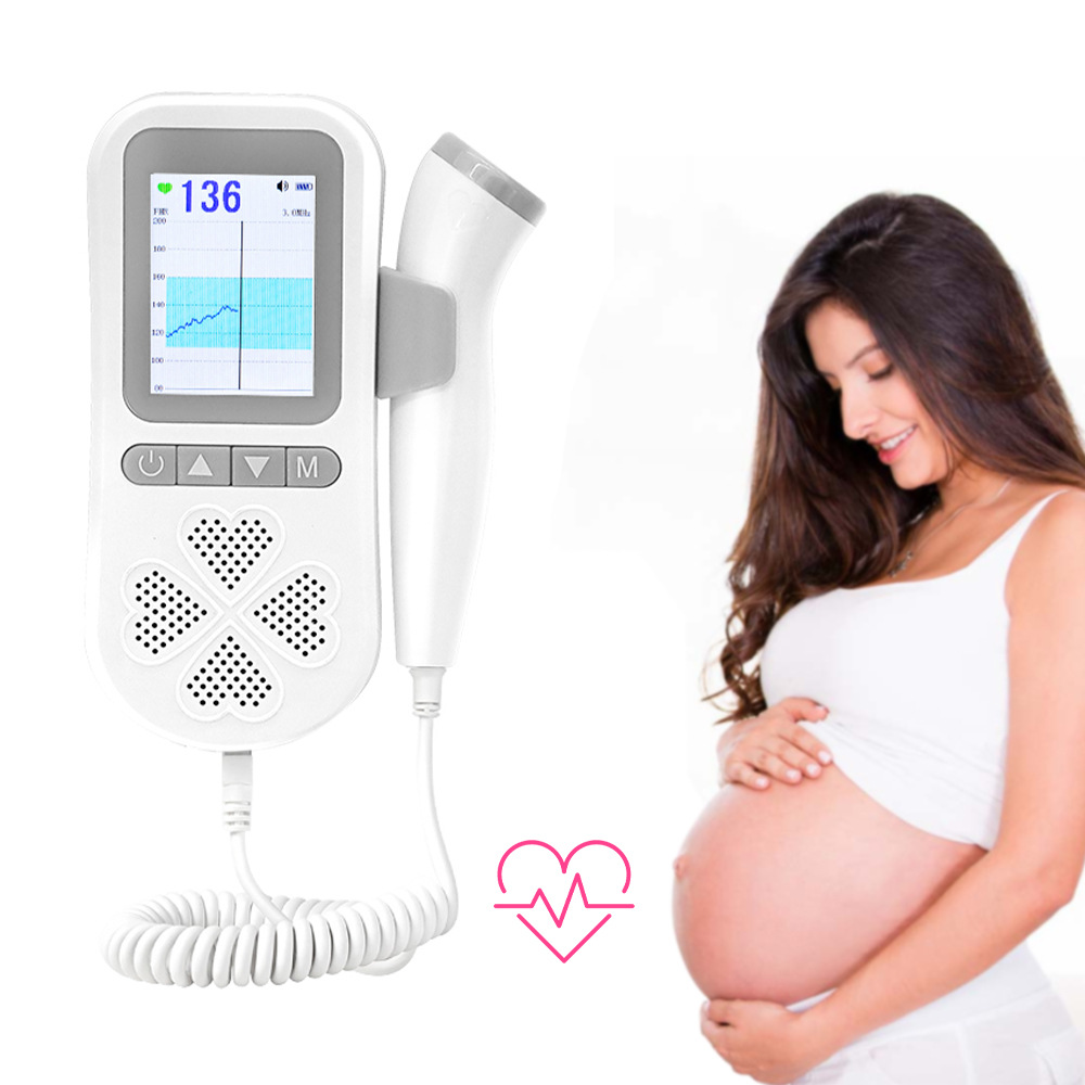 貝樂TK-T806曲線幹電池款胎心儀超聲波胎兒孕婦家用心率監測儀
