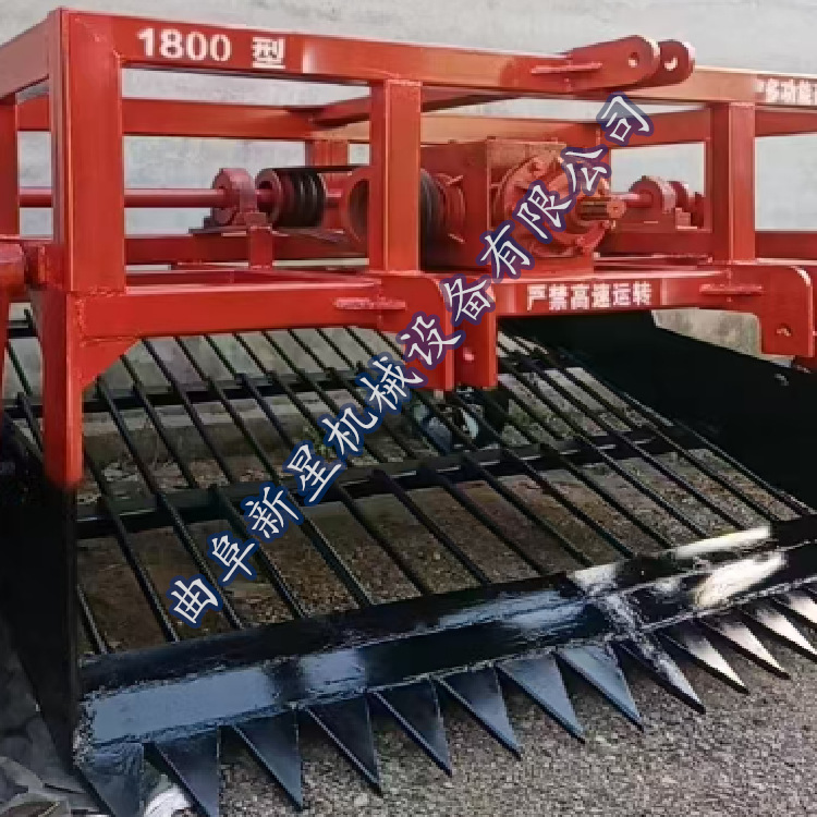 挖丹参黄芪大型晃筛药材收获机 震动多功能根茎起药机 药材收获机