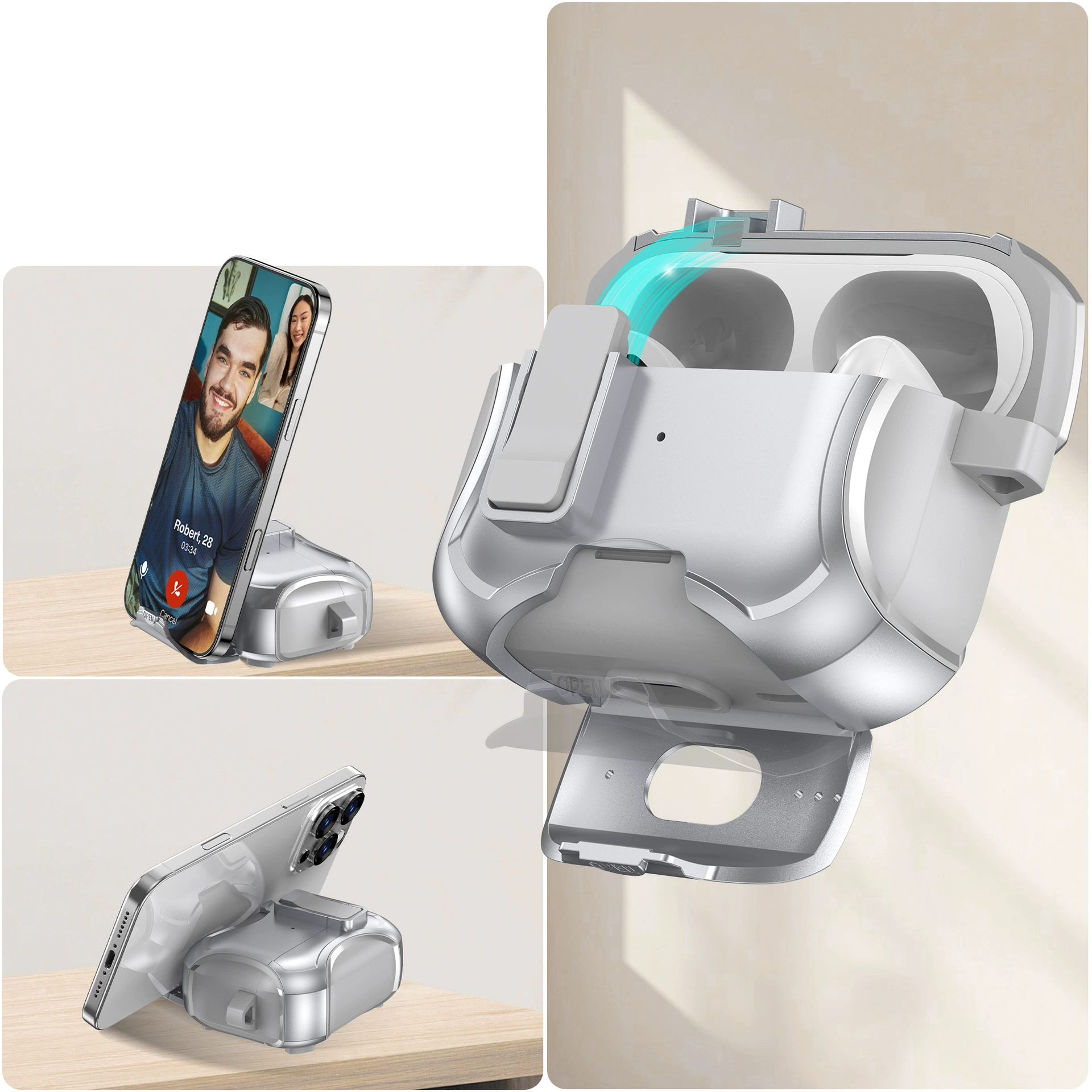 Apple, трубка, защитный чехол, совместимые наушники, pro3, pro2